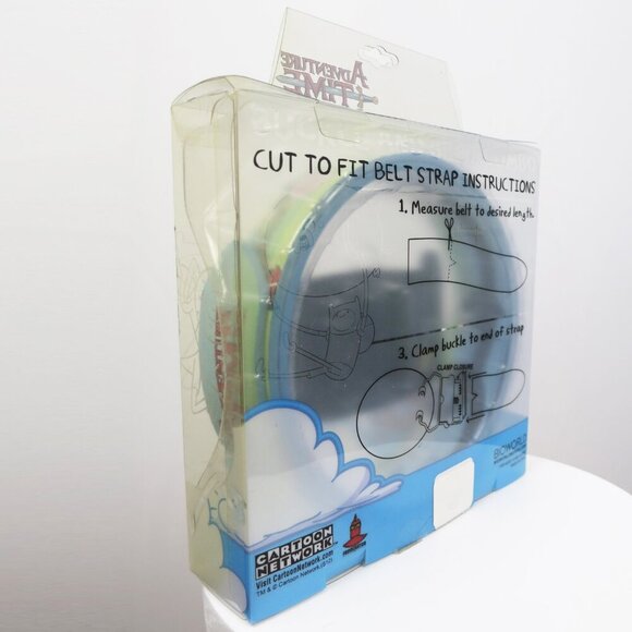 NIB RARE Adventure Time Adjustable Reversible Belt Buckle Combo Finn the Human - Picture 3 of 7